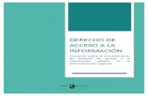 DERECHO DE ACCESO A LA INFORMACIÓN...Este documento es una guía para la tramitación de las solicitudes de derecho de acceso a la información pública dirigida al personal de la