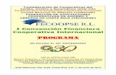 I Convención Financiera Cooperativa Internacionaldelegaciones que participarán en la I Convención Financiera Cooperativa Internacional FECOOPSE/CCC-CA a tener lugar en Costa Rica.