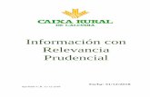 Información con Relevancia Prudencialcralcudia.azurewebsites.net/docs/prudencial/INFORME... · 2018-12-15 · Información con relevancia prudencial Datos a 31/12/2017 Aprobado C.R.