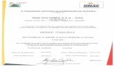 onac.org.coonac.org.co/certificados/12-OIN-009.pdfFECHA: 2015-01-28 ONAC De acuerdo a la solicitud voluntaria del organismo evaluador de la conformidad SGS COLOMBIA S.A.S con código