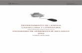 DEPARTAMENTO DE LENGUA CASTELLANA Y LITERATURAde+archivo/7419/Programación+LenguaPAI+19-20.pdfsocial y las tecnologías de la información para obtener, interpretar y valorar informaciones