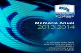 Kerigma Memoria Anual 2013 2014 - CCECR...Kerigma Kerigma Kerigma Un año para mirar hacia adentro, para renovarnos en tecnología e infraestructura y para acercarnos al colegiado