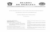 DIARIO DE DEBATES...Tomo XXX Sesión No. 152 Diario de Debates LVII Legislatura del Estado de México Noviembre 24 de 2011 7 decretará el sobreseimiento del asunto, presentada en