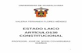 ESTADO LAICO ARTÍCULO130 CONSTITUCIONALief.jalisco.gob.mx/sites/ief.jalisco.gob.mx/files/... · 2017-01-03 · La Ley Lerdo, del 25 de junio de ... La Ley Iglesias del 11 de abril