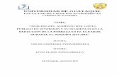 UNIVERSIDAD DE GUAYAQUILrepositorio.ug.edu.ec/bitstream/redug/22525/1/VINCES...aumento del gasto público en inversión y su incidencia en la reducción de la pobreza en el Ecuador