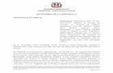 República Dominicana TRIBUNAL CONSTITUCIONAL EN NOMBRE DE … · Montecristi, fue notificado el presente recurso de revisión a la Procuraduría Fiscal del Distrito Judicial de Montecristi,