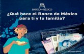 Qué hace el Banco de México para ti y tu familia · adecuadas y Claudia es -creemos— ducha para contestarlas y explicar su significado. El corazón del asunt0 -como 10 aclaran