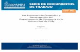 Las Encuestas de Ocupación y Desocupación del Departamento ...new.econ.uchile.cl/uploads/publicacion/538355fbd... · Universidad de Chile tienen una larga data. Iniciadas a fines