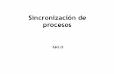 Sincronización de procesosumh2269.edu.umh.es/wp-content/uploads/sites/1051/... · ARCO Sincronización Procesos concurrentes El método mas sencillo de comunicación entre los procesos