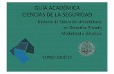GUÍA ACADÉMICA CIENCIAS DE LA SEGURIDADcise.usal.es/wp-content/uploads/2019/03/GuiaExtensionDetective2018_19.pdf · · Jiménez Gómez, Fernando. Profesor Titular de Evaluación