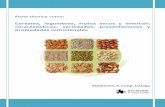 Cereales, legumbres, frutos secos y semillas ... · Amaranto (Avena sativa) Trigo Sarraceno (Fagopyrum esculentum) 3. Presentaciones y formas de consumir los cereales Granos Copos