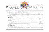 ADMINISTRACIÓN LOCAL...Movilistas del Monte “Umbría de Helechoso” ..... Página 41. Número 114 Miércoles 15 de Junio de 2016 Página 2 D.L.CC-1-1958 BOP Cáceres Madrigalejo