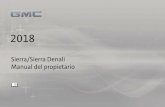 Manual del Propietario...Manual del propietario GMC Sierra/Sierra Denali (GMNA-Localización-EUA/ Canadá/México-11349177) - 2018 - crc - 6/22/17 2 Introducción Introducción Los