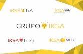 32 brochure hor - Grupo IKSAgrupoiksa.com/wp-content/uploads/2017/11/IKSA-Brochure... · 2017-11-22 · GRUPO IKSA IKSA I+D+i INVESTIGACIÓN, DESARROLLO E INNOVACIÓN EFICONT Nuevos