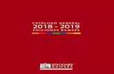 CATÁLOGO GENERAL 2018 - 2019 - Ediciones Ramsés...9 Reclame ¡GRATIS! el suplemento: Mapa General de Honduras - Planisferio ¡Actualizado!Desde su primera publicación, en enero