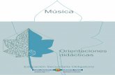 musica orien didac · 2013-11-05 · serie de conocimientos directamente relacionados con las materias que se imparten dentro de la etapa educativa. Ahora bien, las materias no son