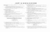 CP-14/20J20Mdiagramas.diagramasde.com/televisores/CP-14-20J20M LG.pdf · 2010-08-04 · - 1-CP-14/20J20M Estas instrucciones se aplican solamente al CHASIS MC-83A. NOTAS 1. Este no