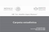 HR “Lic. Adolfo López Mateos” 4to2018.pdf · Fecha 30 de septiembre de 2015. III Sesión de Consejo Directivo. HR “Lic. Adolfo López Mateos” Carpeta estadística. Consejo
