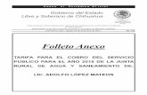 Folleto Anexo - chihuahua.gob.mx€¦ · ADOLFO LÓPEZ MATEOS Registrado como Artículo de segunda Clase de fecha 2 de Noviembre de 1927. 2 ANEXO AL PERIÓDICO OFICIAL Sábado 23