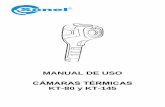MANUAL DE USOespaelec.com/pdf/manual/kt-145.pdf · La cámara de la serie KT es un dis-positivo moderno de medición de alta calidad, fácil y seguro de usar. Lea estas instruc-ciones