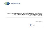 Documento de formato del fichero de distribución de MedDRA ... · Documento de formato del fichero de distribución de MedDRA Versión 22.0 Marzo del 2019 000275 2 2. INFORMACIÓN