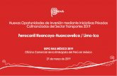 Ferrocarril Huancayo-Huancavelica / Lima-Ica · 2019-04-01 · FERROCARRIL LIMA - ICA* Provisión de material rodante de última generación para la prestación del servicio de transporte