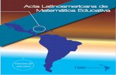 ACTA LATINOAMERICANA DEclame.org.mx/documentos/alme20.pdf · 2020-02-22 · Tabla de contenidos CATEGORÍA 1: Análisis del currículum y propuestas para la enseñanza de las matemáticas