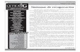 Editorial LETRA G Síntomas de recuperación · 2008-08-26 · 4-LETRA G LA FECHA TALLER DE CHAPA Y PINTURA “EL TATA” Cabina de pintura - Bancada Computarizada de estiramiento
