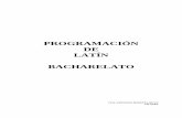 PROGRAMACIÓN DE LATÍN BACHARELATOcentros.edu.xunta.es/iesbasantasilva/descargas/programacions/proglatin... · I.E.S. Santiago Basanta Silva Programación de Latín de Bacharelato
