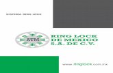 SISTEMA RING LOCK ring lock.pdf · 1.- Fijar los tornillo con las rosetas y presentarlos en posición con sus largueros correspondientes. Escoger el nivel de terreno más alto para