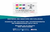 SISTEMA DE GESTIÓN DE CALIDAD - Cuernavacacuernavaca.gob.mx/wp-content/uploads/2015/02/Manual-de... · 2015-02-16 · basada en un modelo de calidad bajo la norma ISO 9001:2008 Los