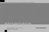 Instrucciones de servicio - Siemens · 2015-01-20 · SINAMICS G150 Versiones A y C Instrucciones de servicio Documentación para usuario Válido para Tipo de convertidor Versión