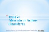 Tema 2: Mercado de Activos Financieros · 2018-06-26 · 2. Según el plazo de vencimiento a) Activos monetarios y activos financieros a corto plazo Los activos monetarios son activos
