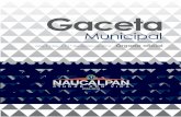 Gaceta - naucalpan.gob.mx · Dirección del Sistema Municipal para el Desarrollo Integral de la Familia de Naucalpan de Juárez, México (DIF). Unanimidad 96 6S Acuerdo No. 23 Acuerdo