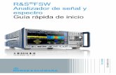 R&S FSW Analizador de señal y espectro Guía rápida de inicio · 2019-03-24 · R&S®FSW Prefacio Guía rápida de inicio 1312.9420.10 ─ 13 5 1 Prefacio 1.1 Características principales