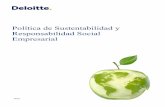 Política de Sustentabilidad y Responsabilidad Social ...oportunidades.deloitte.cl/marketing/boletinrse/politicarse_1.pdf4 Política de Sustentabilidad y Responsabilidad Social Empresarial