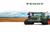 Fendt 900 Vario MT · Exclusivo sistema de suspensión El Fendt 900 Vario MT ofrece un confort de conducción sin precedentes en un tractor de orugas, que se experimenta durante las