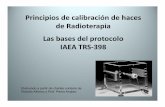 Principios de calibración de haces de Radioterapia Las ...medica.fisica.edu.uy/docs/frt2019/mat/6_Calibracion de haces_TRS398.pdf · Valores de kQen varias calidades del haz de fotones