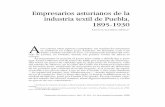 Empresarios asturianos de la industria textil de Puebla ...negativos de 1914 a 1916, y en 1918-1919. Para 1921 los españoles casi se habían recuperado (29 115), siendo muy sustancial