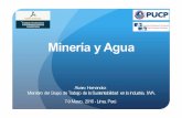 Alvaro Hernandez presentación Lima - Superfund...Uso del Agua en la Industria • El Programa Mundial de Evaluaciónde los Recursos Hídricos (WWAP) reporta que, excluyendo la agricultura,