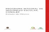 PROGRAMA INTEGRAL DE SEGURIDAD ESCOLAR, CONALEP · En el marco de este programa, se acuerda crear para los 39 planteles Conalep del Estado de México e Seguridad,un Programa d el