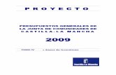PRESUPUESTOS GENERALES DE LA JUNTA DE COMUNIDADES …pagina.jccm.es/economia/proyectopresupuestos2009/TOMOS/Tomo4.pdf · SECCIÓN 17 ORDENACIÓN DEL TERRITORIO Y VIVIENDA Programa