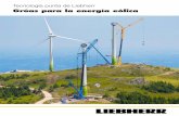 Tecnología punta de Liebherr · 2020-03-14 · • Bestseller para el montaje de aerogeneradores de la categoría 1,5 MW • Sistema de plumas multi-variable: plumas de 50 m y 84
