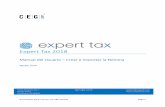 Expert Tax 2018 - cegsoft.blob.core.windows.net · En esta pequeña guía se discutirá todo lo relacionado a las nóminas en ambos modos, tanto en Modo Básico como en Modo Avanzado.