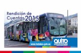 OBJETIVO · OBJETIVO. La Empresa Pública Metropolitana de Transporte de Pasajeros de Quito (EPMTPQ), en cumplimiento con la normativa constitucional y legal, presenta su rendición