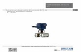 Instrucciones de servicio - Transmisor de presión diferencial DPT … · 2019-10-17 · 5.4 Carcasa de dos cámaras ... equipo como parte integrante del producto. 1.2 Grupo destinatario