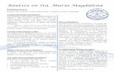Bautizo en Sta. María Magdalena Baptism packet-Pages 1 - 6.pdf · Bautismo para ser librados del poder de las tinieblas y ser trasladados al dominio de la libertad de los hijos de