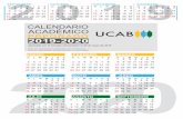 CALENDARIO ACADÉMICO PREGRADO 2019-2020elucabista.com/wp-content/uploads/2019/09/Calendario-2019-2020-UCAB.pdfRetiros parciales (último día) Retiros totales (último día) Fin de