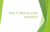 Tema 5. Relación entre variables II - UNEDhorarioscentros.uned.es/archivos_publicos/qdocente_planes/1037104/tema5relacionentre...En un modelo de regresión lineal simple tratamos