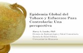 Epidemia Global del Tabaco y Esfuerzos Para Controlarla ... · • Cambios en la elaboración y la producción de alimentos, las políticas agrícolas y comerciales • Cambios en
